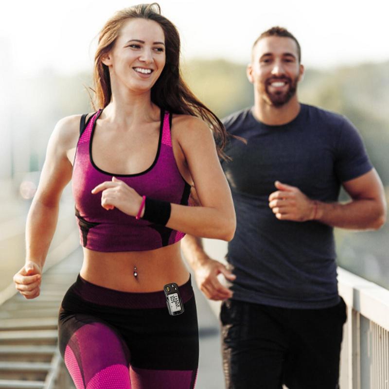 Single Function 3D Electronic Pedometer Simple Mini Step Counter Walking 3D Digital Pedometer For Exercise Men Women
