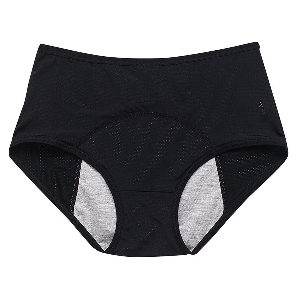 Women'S Menstrual  Panties Mid-Waist Cotton Postpartum Women'S Panties Fully Covered Panties