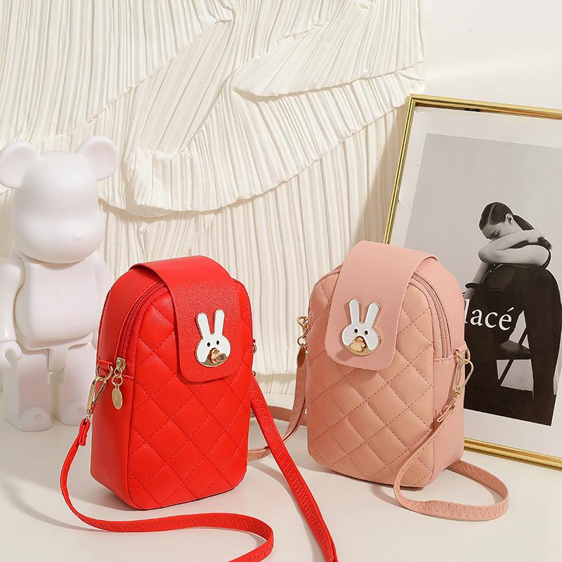 Bestickte Handy-Tasche für Damenhandtasche Modische und vielseitige Umhängetasche Koreanische Umhängetasche