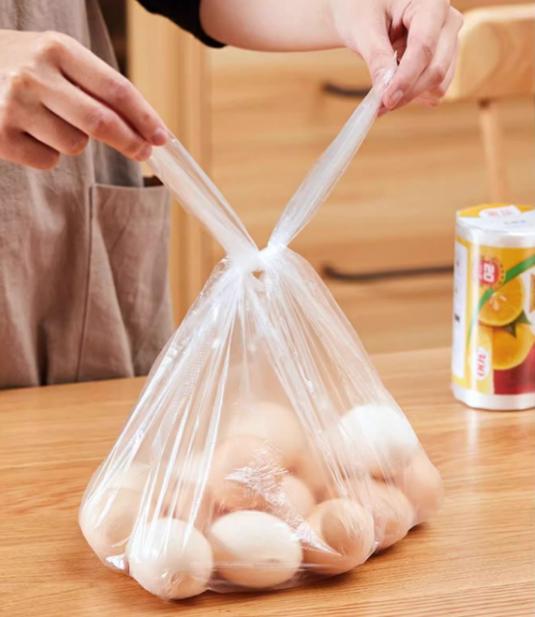 Household disposable vest fresh-keeping bag and tote bag