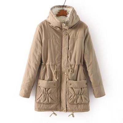 Women's Autumn and Winter Long Paike Coat Ladies Loose and Warm Plus Cotton Jacket