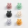 Sticky Hook No Punch with Four-Claw Design Hook Silicone Soft Claw Mold-Free Adhesive Hook for Bathroom And Desktop