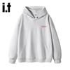 Izzue Unisex Heavyweight Hooded Letter Graphic Sweatshirt