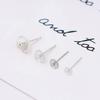1 Pair Silver Earring Pin Replacement Girls Dangle Earrings Stud Pole Needle DIY Crafting Findings Accessories