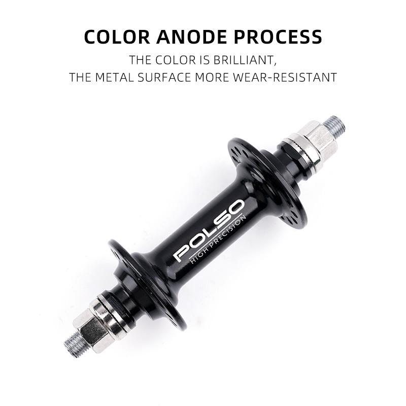 POLSO FH009 Fixed Gear Bike Hub 20H 24H 32H Single Speed Track Cycling Hubs Fixie Parts