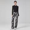 Women's Autumn Camouflage High-Waist Loose Cargo Sweatpants