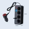 120W Car Charger Splitter Multi Ports PD30W QC3.0 Cigarette Lighter Adapter Car Cigarette Lighter Socket Splitter with Voltage