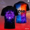 Vintage Rock Dio Band 3D Print T-shirt Men Women Fashion Hip Hop Casual Short Sleeve Tops Tees Mens Clothing Streetwear men New