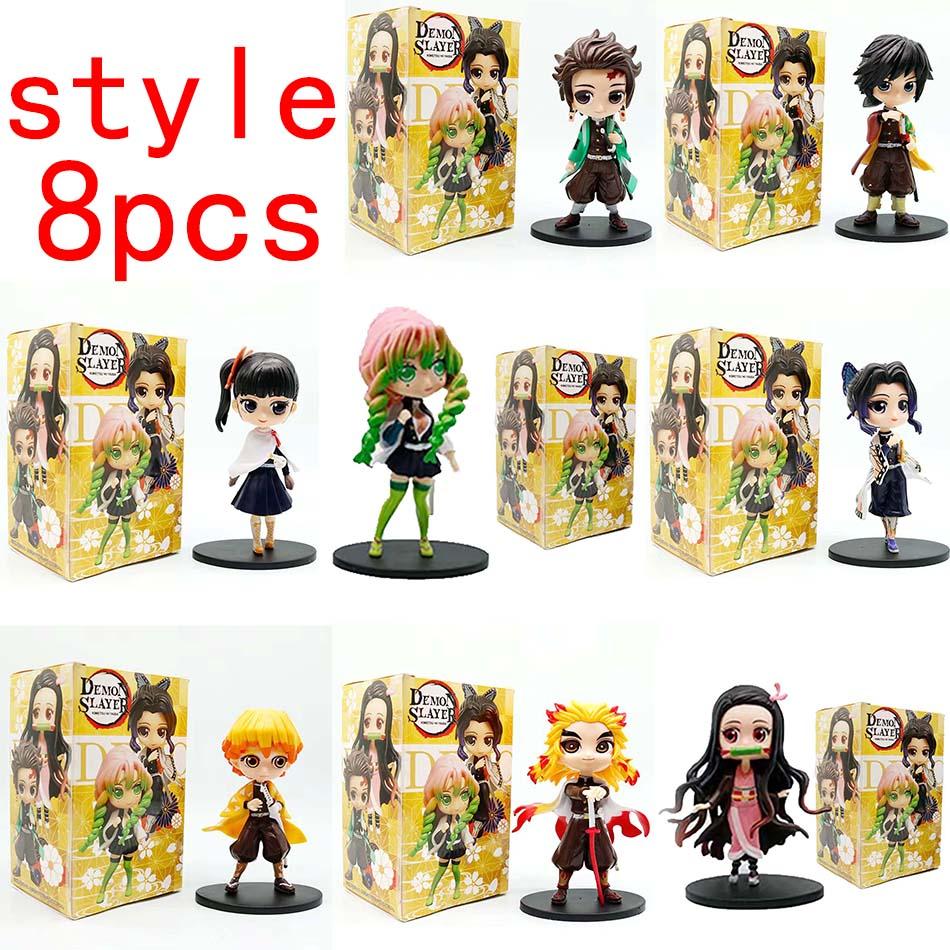Model Creative Hot Sale Demon Slayer Tanjiro Kamado Anime Cartoon Figure  Personalized Statue Ornament Box Gift