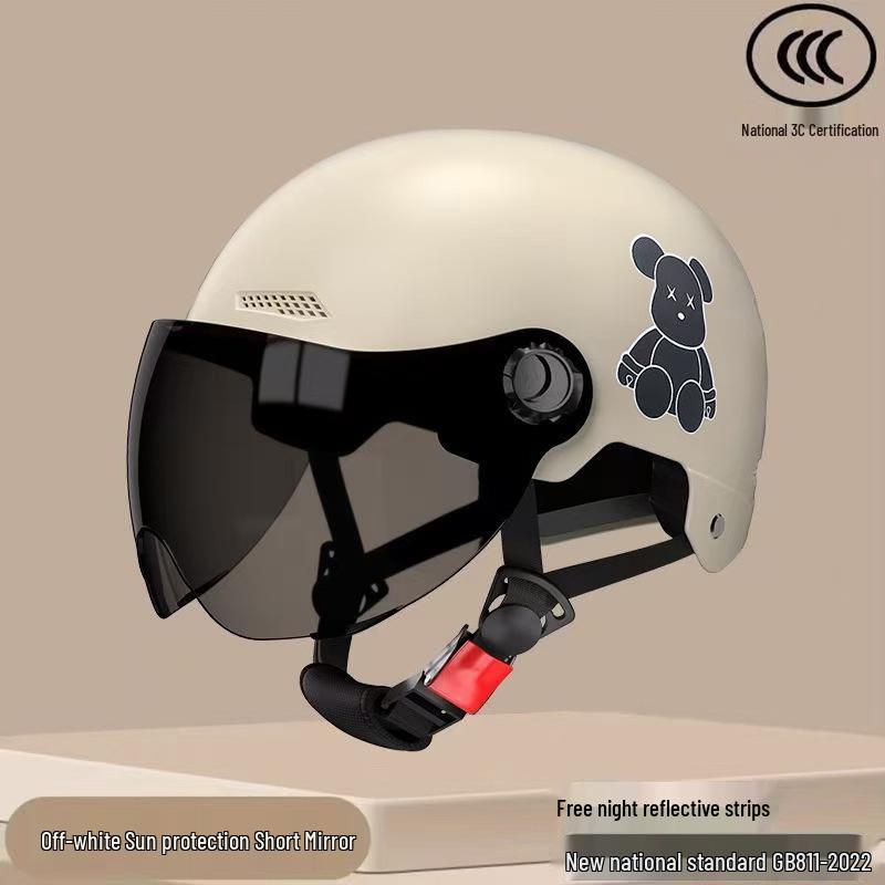 Casco Eléctrico Unisex para Bicicleta y Patinete Certificado 3C, Seguro y Ajustable, Protección Solar, Uso en Todas las Estaciones