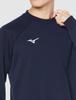 Mizuno Training Wear Crew Long Size S To Japanese Size Sweatshirt, Neck, Sleeve, Standard, 32MC0175, Navy, (Equivalent S)