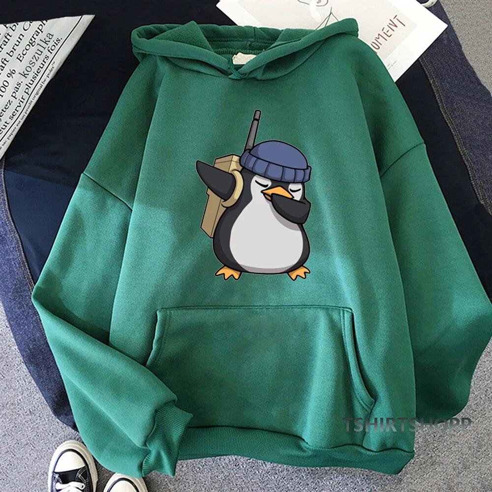 Penguin Hoodies 2022 Spring/Autumn Potato Aim Spray Women/men Sweatshirt Anime Valorant Hoodie Kawaii Clothing Unisex Sudaderas Unisex