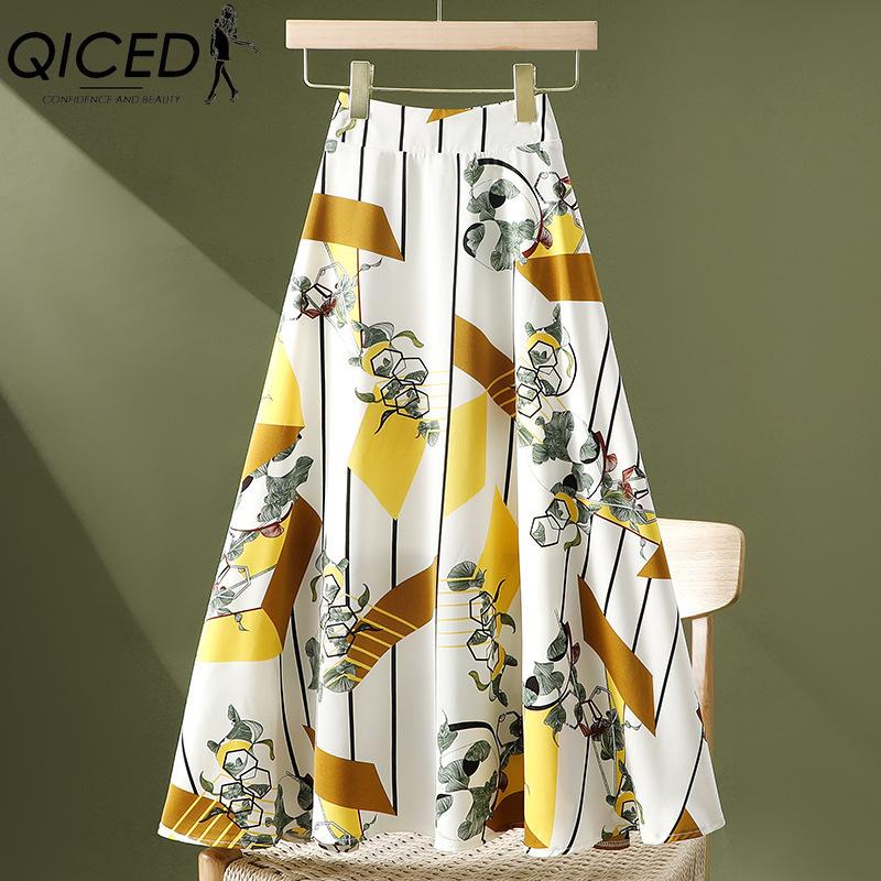 QICED 18 Color Women's Fashion Casual Summer Spring Skirt