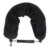 Neck Pillow Storage Bag Multifunctional U Shape Portable Stuffable Travel Neck Pillow Black