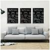 House Rules Canvas Painting Russian Quotes Wall Art Posters and Prints Nordic Black White Pictures Cuardos for Home Decor