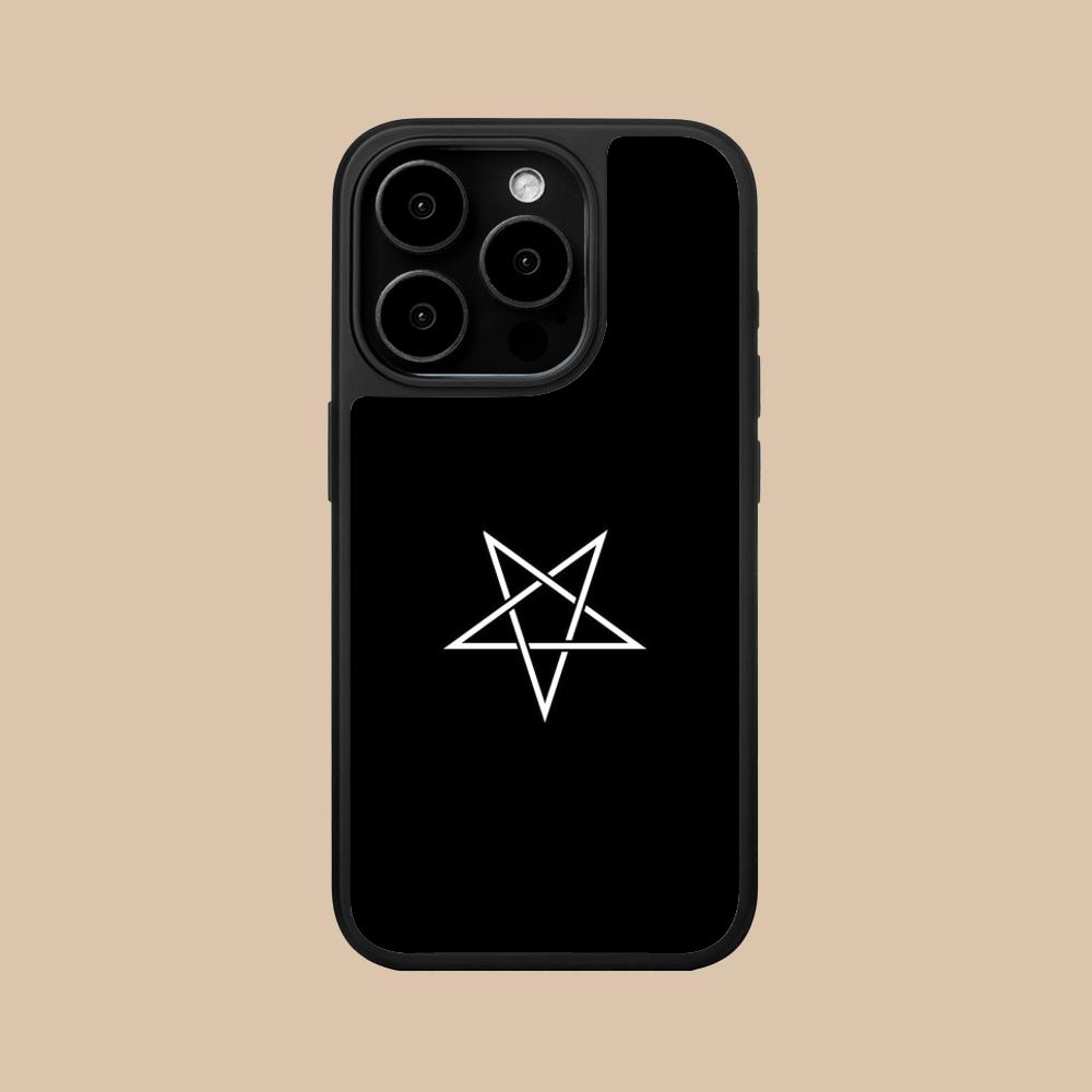 

Aesthetic Pentagram Phone Case for iPhone 17 16 15 14 13 12 11 Air Pro Max Plus Matte Surface Cover iPhone 11
