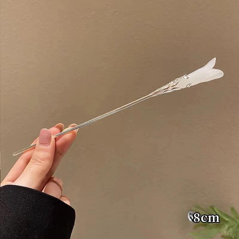 

1 шт. Аксессуары для волос в китайском древнем стиле, цветок ландыша, заколки с кисточками, костюм, шпилька для волос Ханфу для женщин, мужчин, подарок