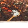 Multi Color Kitchen Rug 60 x 180 cm Washable