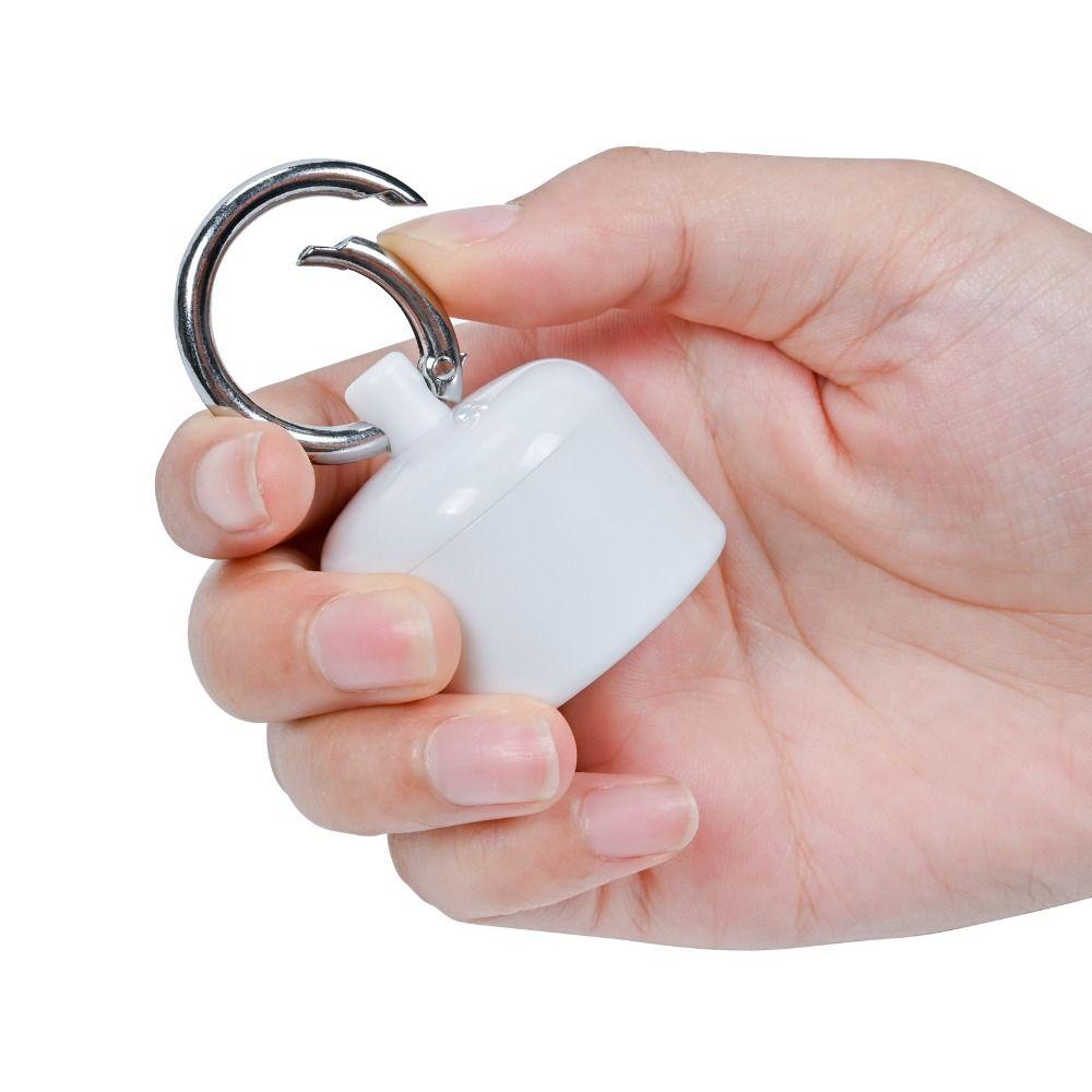 3PCS Portable Ring Storage Box Keychain Pill Container Mini Storage Box Jewelry Storage Case  Travel