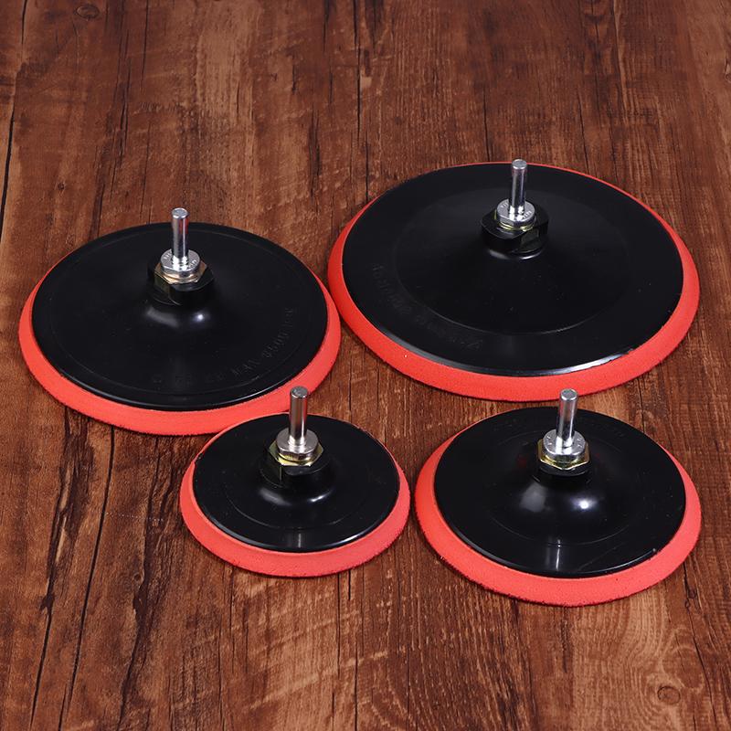 3/4/5 Inch Foam Plastic Backing Pad Sanding Disc Backer Thread Polishing Sanding Backer Plate Angle Grinder Sander Tools