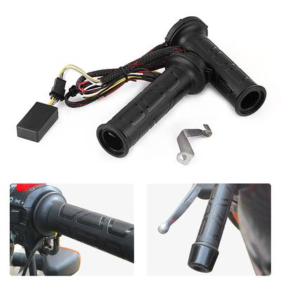 Motorcycle Handlebar Grips Electric Heating 22mm   Temperature Anti-Skid  Advanced Thermostat System for Most 12V Motorcycles