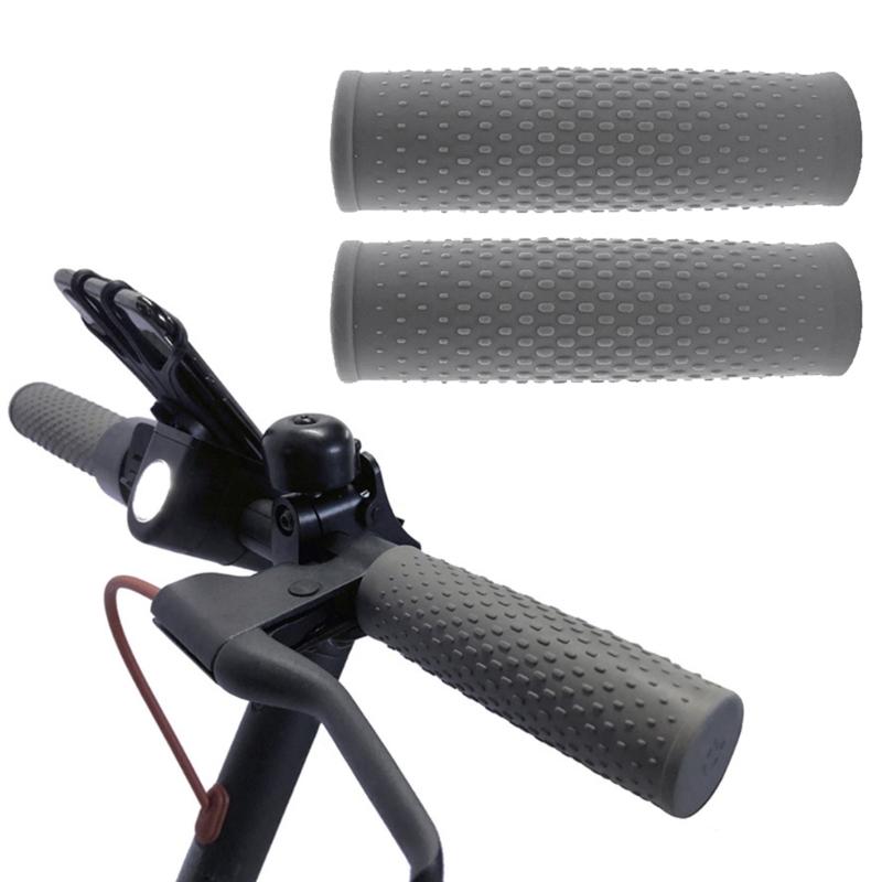 Remplacement de Poignée de Guidon en Caoutchouc Antidérapante pour Trottinette Couvercle de Guidon de Trottinette Électrique Facile à Installer