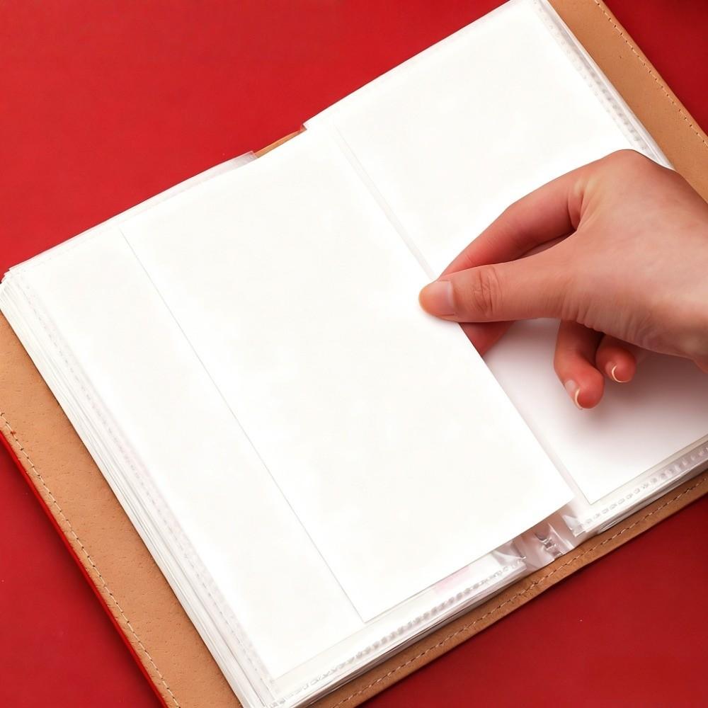 Waterproof Money Saving Book PU Leather Money Storage Bag Ledger  Financial Tool