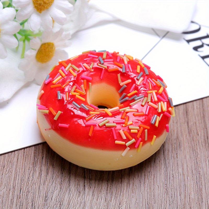 1/6 Stück Donut-Imitation Dessert Essen zur Dekoration Auslage Schaufensterdekoration, Küchendekoration Partygeschenk Dekor Hängeornamente