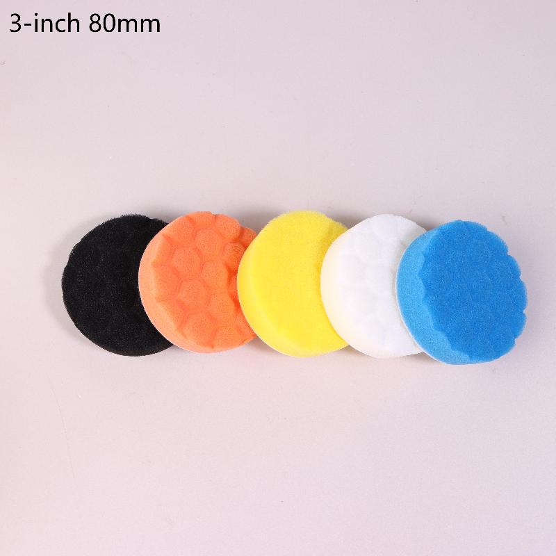 

3/4/5/6/7 дюймов 5 шт. Набор полировальных подушечек для автомобиля Самоклеящийся полировальный круг Губки для воскования автомобиля Инструмент для чистки ухода за автомобилем 2025