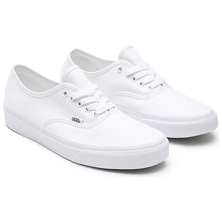 Vans Authentic True White Lightweight Breathable Low top Skateboard Shoes Unisex White VN000EE3W00