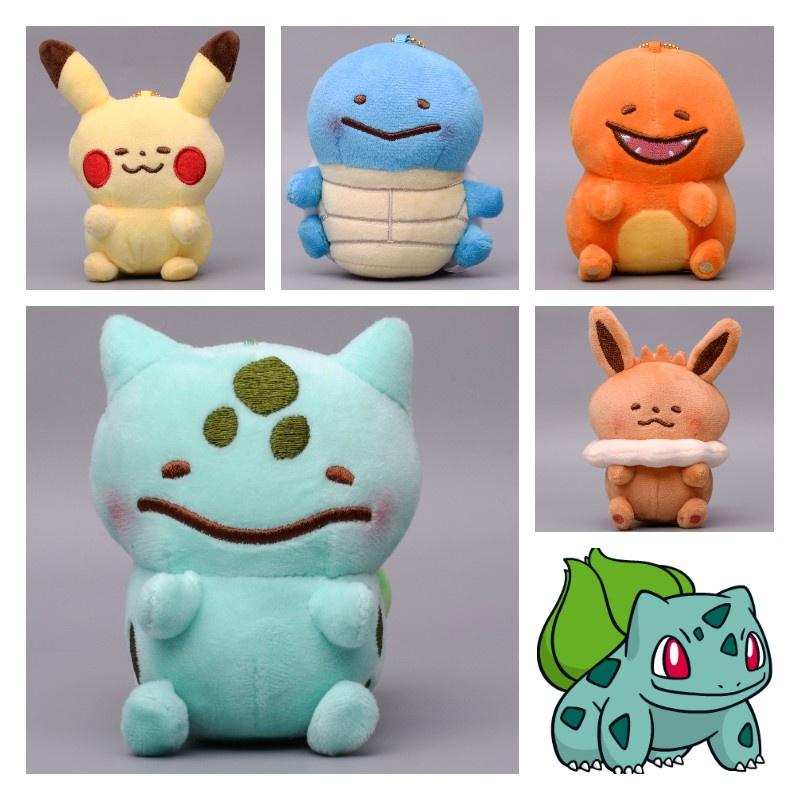 Bulbasaur Squirtle Pikachu Charmander Eevee Pluszowa Zawieszka Brelok