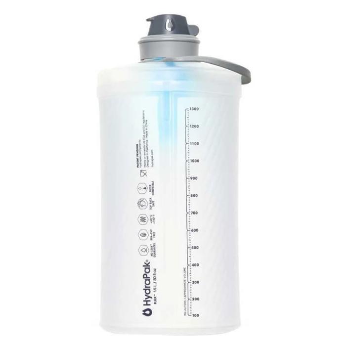Bouteille d'eau pliable - hydrapak - flux - 1,5 l - filtre intégré - sans bpa
