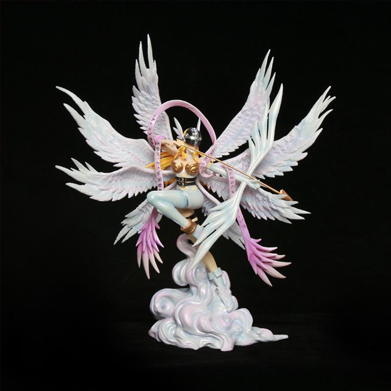 

26 см Фигурка Digimon Adventure Angewomon Фигурки Стрельба из лука Angewomon Фигурка Кукла Статуэтка Коллекционная модель Ребенок Индивидуализированная Игрушка Подарки