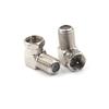 5Pcs 90 Degree F Male Female Connector Adapter Coaxial Cable Rg6 Rg59