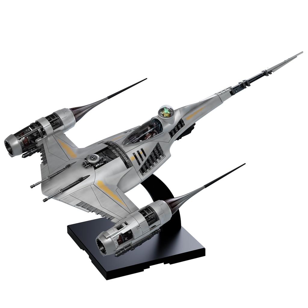 BANDAI SPIRITS STAR WARS The Mandalorian Starfighter Scale Plastic Model N-1 1/48 Pre-Colored