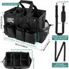 Borsa Caddy per Pulizie in Nylon Resistente agli Strappi Organizer per Attrezzi per la Pulizia con Tracolla Grande Capacità Borsa per Prodotti per la Pulizia
