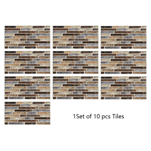 29 Styles Flat Marble Embossing Tiles Wall Sticker Kitchen Oil-proof Bathroom Waterproof Peel & Stick Hard Crystal Wallpaper
