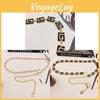 Taillenkette für Damen Metall Minimalistisch Goldene Kette Mit Haken Zum Styling von Kleidern Und Hemden