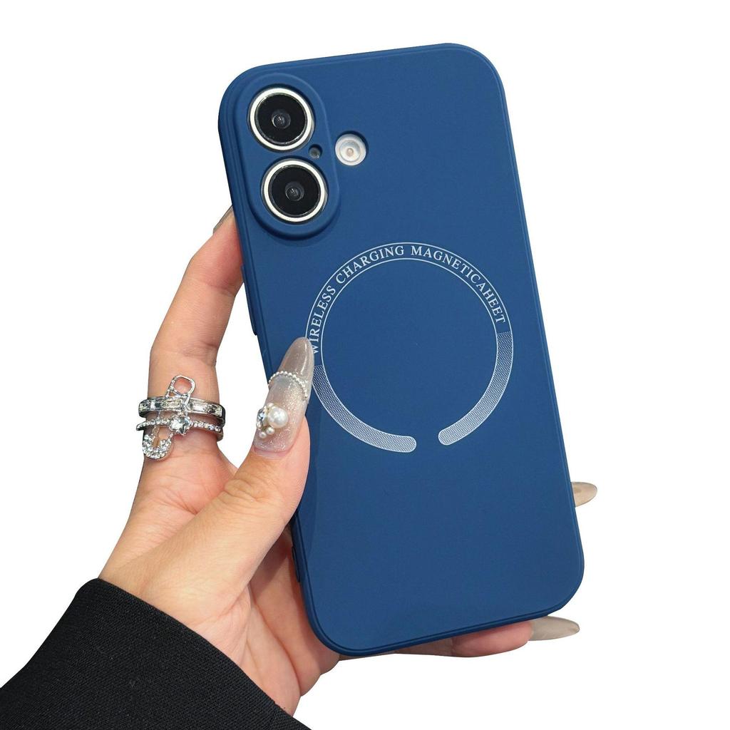 iPhone 16 Pro Max Magnetic Liquid Silicone Phone Case