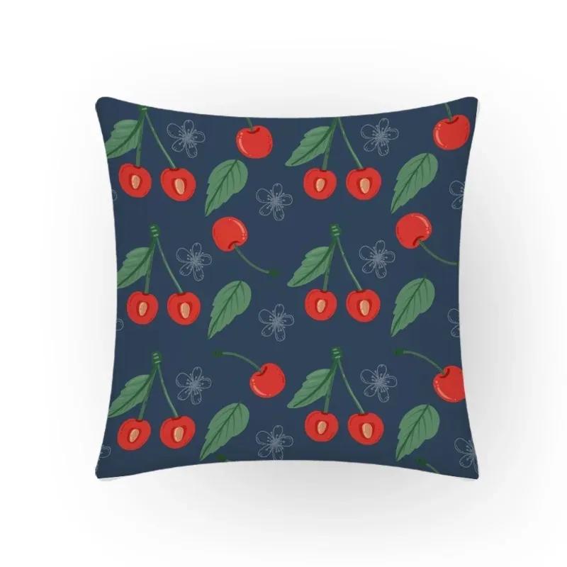 Office Sofa Car Cushion Cover Simple Floral Art Pattern Luxury Home Decor Pillow Cover