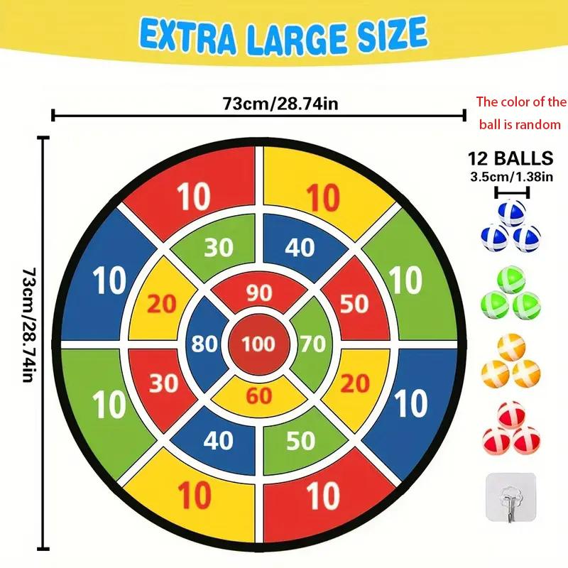 Educational Dart Board Baby Dart Indoor Sports Child Montessori Games for Children 3 to 7 Years
