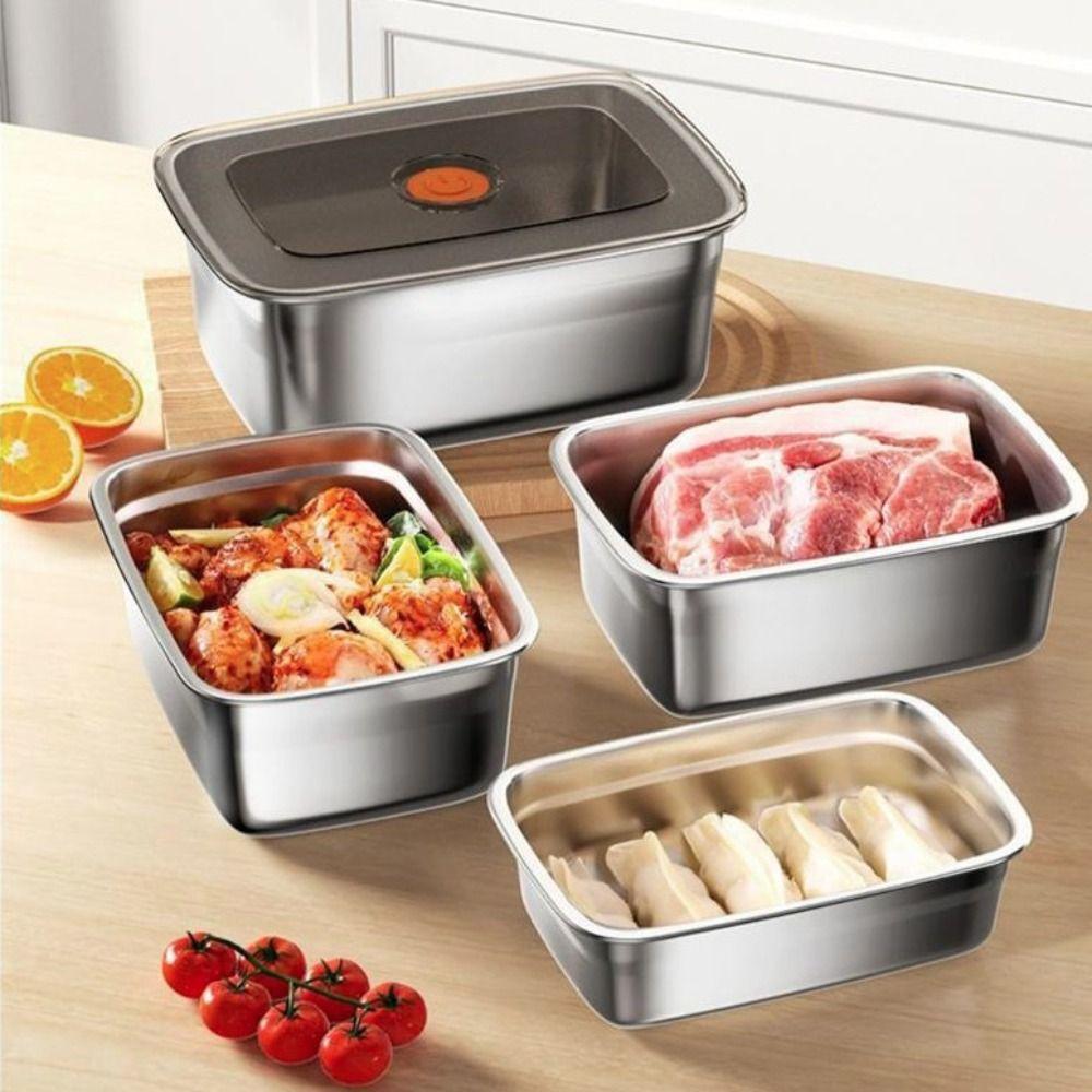 Leak-proof Lunch Box Microwaveable Food Storage Box Multipurpose Fresh-keeping Box  Camping