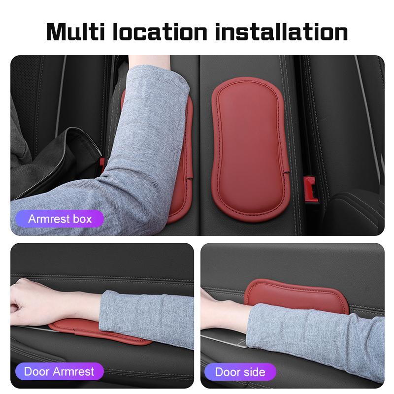 Car Elbow Rest Pad Protective Auto Center Console Leg Pads For Mercedes Benz AMG A B C E S ML GLK GLE Auto Interior Accessories