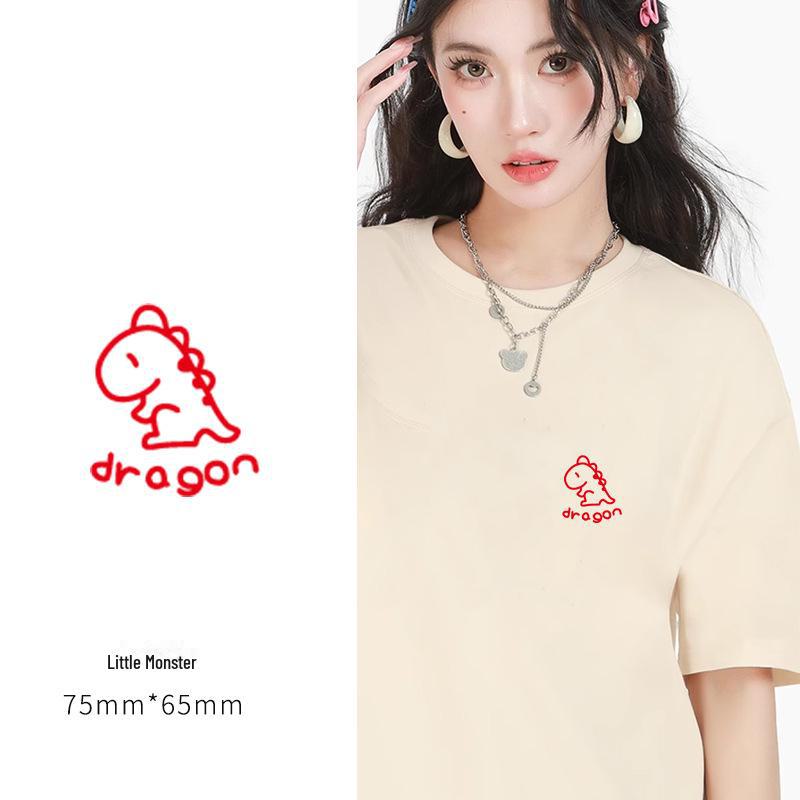 New Heat Transfer Stickers: Decorative Patterns for Couple's T-Shirts