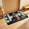 Anime A-Attack O-on T-Titan Floor Mat Soft Flannel Floor Mat  Suitable for Entryways, Living Rooms, Bedrooms, and Bathrooms