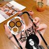 Singer L-Lana Del Rey Cover Clear Phone Case For iPhone Apple 17 17E AIR 16E 16 15 14 12 13 11 Pro 8 7 Plus Max TPU Case Shell