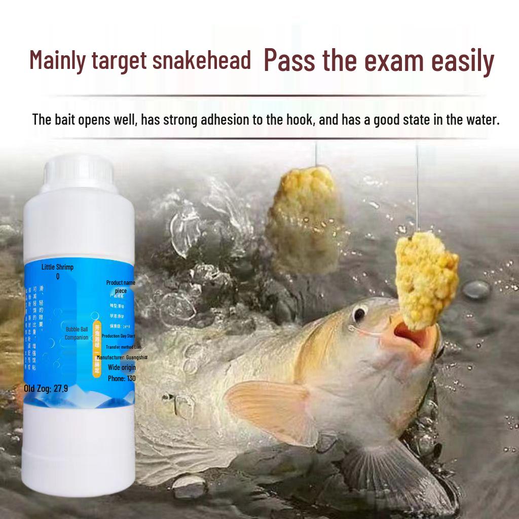Bubble Ball Zes-in-één Visvoer Additief: Zwarte Put Wild, Kleverig, Kwallen, & Karper Poeder