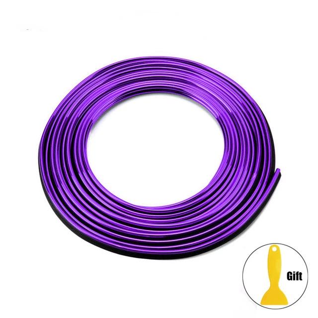 5 Meter Car Moulding Decoration Flexible Strips Interior Auto Moldings Car Cover Trim Dashboard Door Edge Car-styling Universal