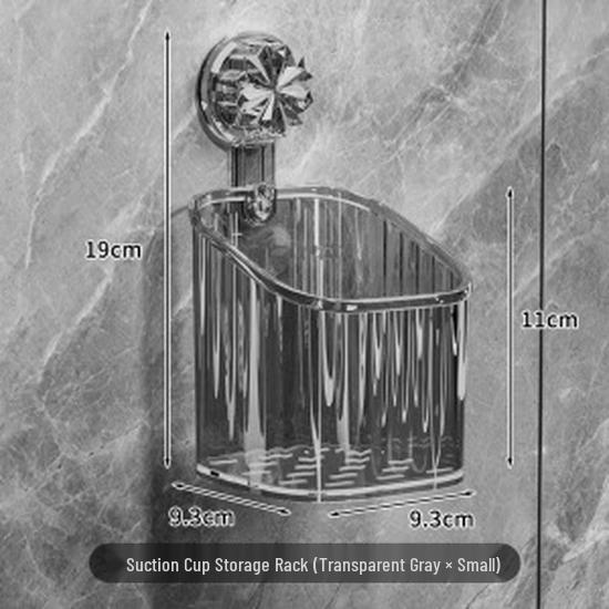 

Настенная полка для хранения туалетных принадлежностей на присосках для ванной комнаты