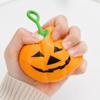 Slow Rebound Pumpkin Shaped Stress Relief Toy with Funny Scary Face for Adults and Children Halloween Theme Squeeze Decoration